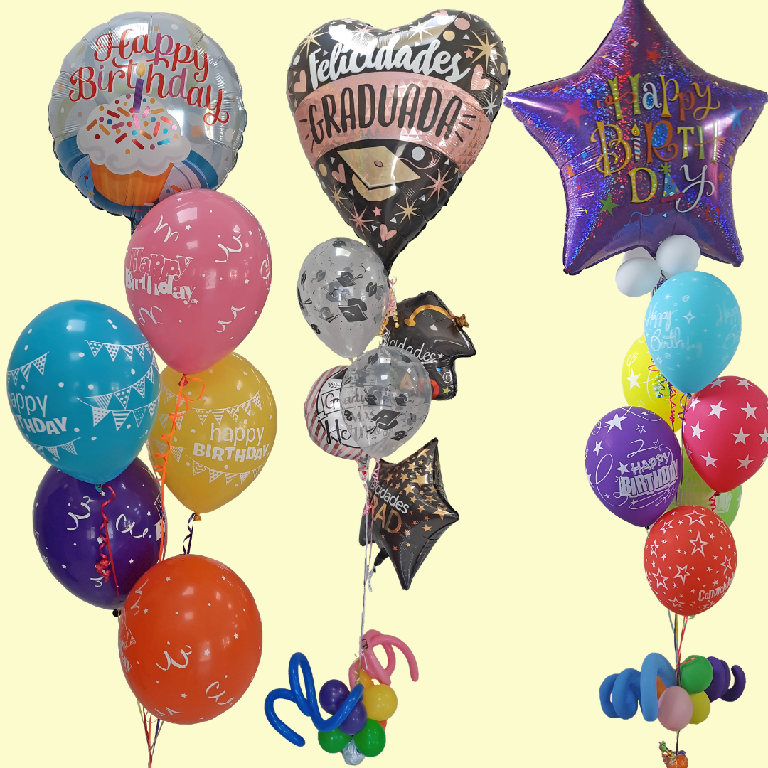 Arreglos Con Globos - Servicio De Entrega A Domicilio